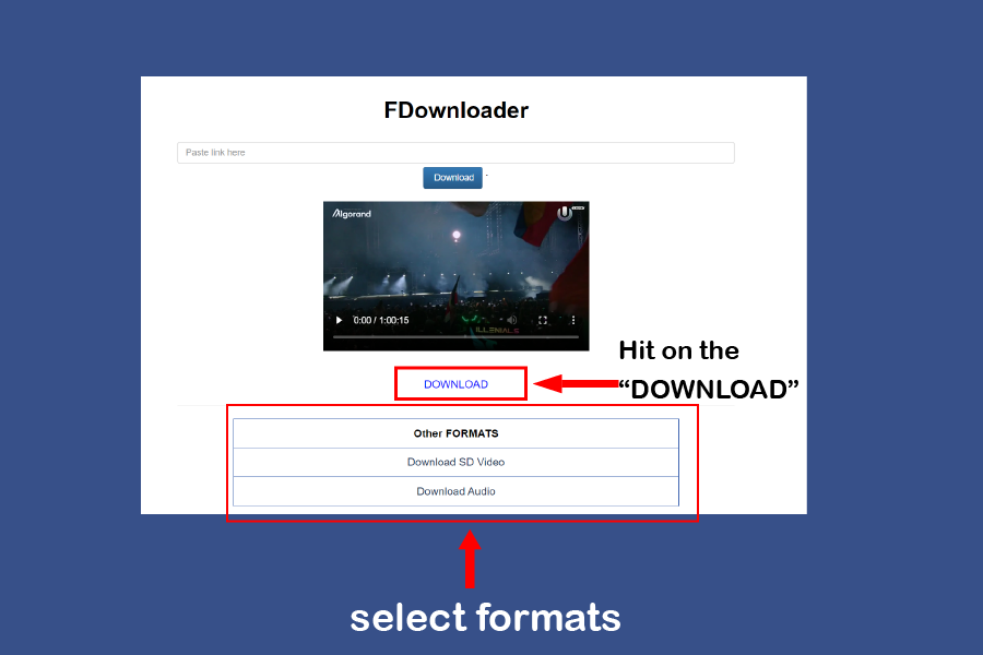 Fdownloader facebook Downloader